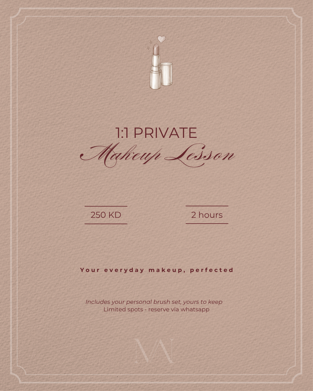 Private Makeup Lesson